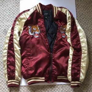 Tiger Embroid Souvenir Sukajan Bomber Jacket